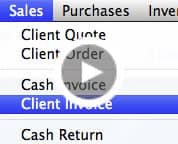 Client Invoice - Sales