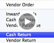 Cash Return - Purchase