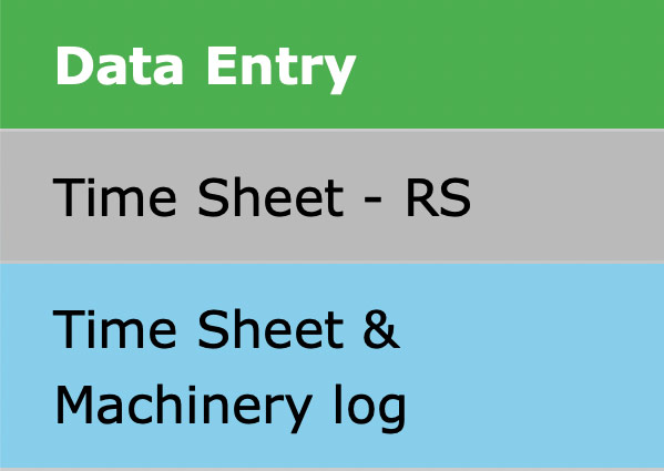 Web Pack-Data Entry Menu-TimeSheet-RS