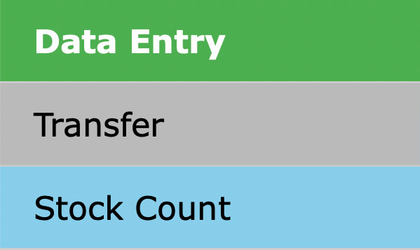 Web Pack-Data Entry Menu-Transfer