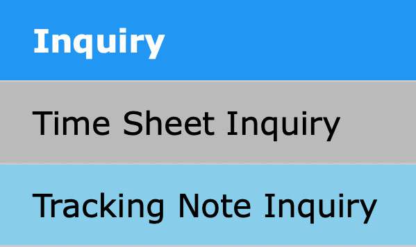 Web Pack-Inquiry-Time Sheet Inquiry
