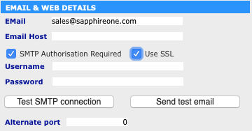 Email Set Up and Procedures in SapphireOne
