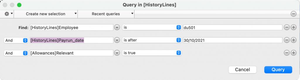 History Lines-Query