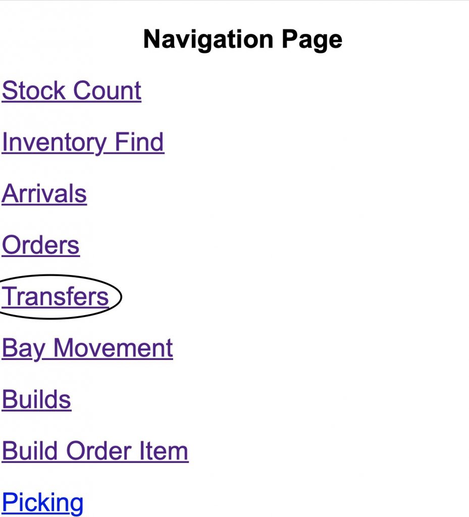CustomWebPack-Navigation-Transfers